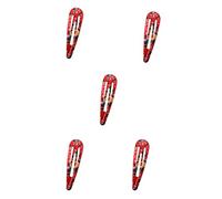 MEIBAOGE Pinzas para el pelo con diseño floral de estilo noreste para coleta y flequillo, horquillas para adolescentes, regalos de viaje, 1/5/10/20 unidades