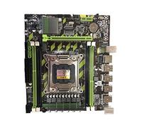 MEIBAOGE Placa Base X79G M.2 Placa Base LGA 2011 DDR3 para CPU In-Tel Xeon E5 Core I7, Placa Base Placa Base-Negro + Verde
