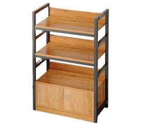 MEIBAOGE Prácticos organizadores independientes funcionales de 60 cm, estante de almacenamiento con tres niveles para organizar lo esencial