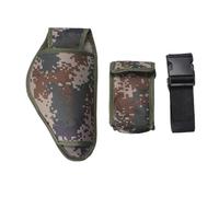 MEIBAOGE Riñonera para herramientas de mano, bolsa para tijeras eléctricas, bolsa colgante adecuada para profesionales, bricolaje, artesanos, camuflaje 2
