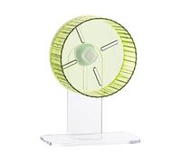 MEIBAOGE Rueda para correr para hámster pequeño con soporte, juguete para correr para el hogar, juguete para jugar hámster, 17 cm