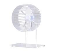 MEIBAOGE Rueda para correr para hámster pequeño con soporte, juguete para correr para el hogar, juguete para jugar hámster, 17 cm