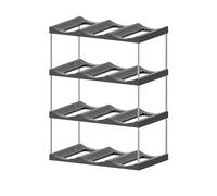 MEIBAOGE Soporte apilable para botellas de agua, práctico organizador de botellas de agua, elegante estante de almacenamiento para vasos