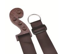 MEIBAOGE Soporte de madera para violonchelo con anclajes, almohadilla protectora antideslizante con correas, accesorio para violonchelo