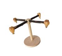 MEIBAOGE Soporte molar giratorio para loros, suministros para periquitos, rascadores para loros pequeños