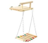 MEIBAOGE Soporte molar para loros, perca para pájaros, suministros para periquitos, rascadores para loros pequeños y grandes