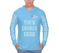 MEIbax - Sudadera con capucha personalizable para hombre, color sólido, cuello redondo, suéter deportivo, suave, cómodo, informal, para uso diario, ocio y al aire libre, primavera, otoño (B, XXL)