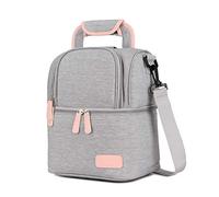 Meichoon Bolsa térmica Impermeable para biberones de Leche Materna, portátil, con Aislamiento térmico, Bolsa de Mano de Gran Capacidad, Bolsa de Leche para bebé, congelador, para el Trabajo, mamá