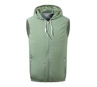 Meichoon Chaleco con Aire Acondicionado con Capucha para Mujer con 2 Ventiladores Chaqueta Refrescante Ropa de Trabajo para la Prevención del Golpe de Calor en Verano