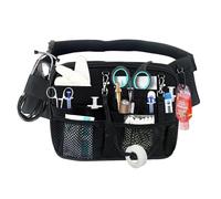 Meichoon Cinturón de enfermera con correa de herramientas multicompartimento, práctico con bolsillo para equipo médico y soporte de cinta para estetoscopio, tijeras de vendaje u otros suministros,