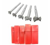 Meichoon HSS Brocas Forstner 15-35mm 5PCS, Taladro de la Carpintería Carbón Saw Avellanadoras Broca Fresadora Madera Hole Conjuntos de perforación de Carburo Cementado DC02B