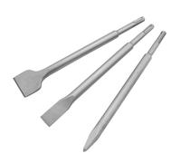 Meichoon Martillo Juego de 3 Cinceles Afilados Cinceles Planos Planos Anchos Martillo Rotativo Brocas Herramientas para el Hogar Albañilería Hormigón Zanjas DC603 A
