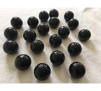 MEIERLE & Söhne 20 pelotas de golf negras, color negro