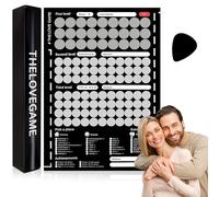 Meifiyu Love Game Poster,Póster de Posiciones Sexuales Rasca Póster para Parejas 100 Ideas de Citas Para Rascar, Juegos para Parejas, Divertidas Ideas Interactivas para Rascar, Regalos de Cumpleaños