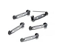 MEIFULLE 50 Uds 15/20/25/30/35/40mm Broche Clip Base Pines Broche Base Broche ajustes Base en Blanco para DIY Suministros de fabricación de Joyas