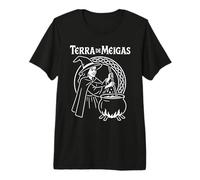 Meiga Gallega Terra de Meigas Diseño Celta Galicia Camiseta Premium