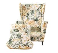 Meigeh Fundas para Sillón Orejero Fundas para Sillas de ala Cubre Sillónes 1 Plaza La Sombra de Las Flores