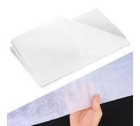 MeiHongJiaYe 2 Piezas de Tela Termoadhesiva para Refuerzo 100 x 200 cm, 50 g/m², Funda para Planchar, Tela Termoadhesiva para DIY y Costura, Ideal para Proyectos Artesanales (Blanco)