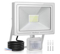 MEIHUA Focos Led Exterior con Sensor Movimiento 60W, Foco Proyector LED con Sensor 5640LM Luz Exterior con Sensor de Movimiento 6500K Blanco Frío IP66 Impermeable para Gardín,Garaje,Terraza
