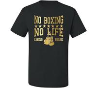 MEIHUANG No Boxing No Life Canelo Álvarez Camiseta Canelo Álvarez para hombre, Negro , L