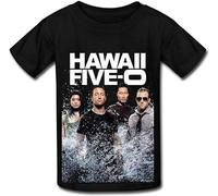 MEIHUANG - Póster redondo para hombre, diseño de Hawaii Five 0, Negro , L