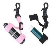 Meiiy Chapsticks - Llavero para bálsamo labial, funda elástica para lápiz labial, Varios colores