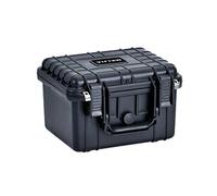 MEIJIA Bolsas y Fundas para cámaras compactas,Maletín técnico de Polipropileno para cámaras, Objetivos, Flashes y Drones,con Espuma incluida,Negro,27 x 24,6 x 17,5 cm