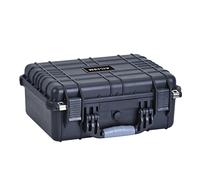 MEIJIA Bolsas y Fundas para cámaras compactas,Maletín técnico de Polipropileno para cámaras, Objetivos, Flashes y Drones,con Espuma incluida,Negro,15.98"x12.99"x6.85"