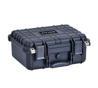 MEIJIA Bolsas y Fundas para cámaras compactas,Maletín técnico de Polipropileno para cámaras, Objetivos, Flashes y Drones,con Espuma incluida,Negro,13.35"x11.63"x 5.98"