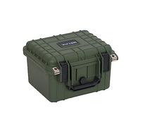 MEIJIA Portable All Weather Waterproof Protective Case,Hard Camera Case with Customizable Foam,Fit Use of Drones, Camera, Equipments,10.62 x9.68x6.87inches (Green)