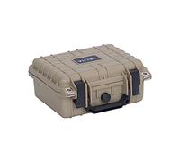 MEIJIA Portable All Weather Waterproof Protective Hard Case,Camera Case with Customizable Fit Foam,Fit Use of Drones, Camera, Equipments, 10.62inchx9.68inchx 4.87inch (Desert Tan)