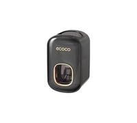 MEIJMJIA-MH Dispensador de Pasta de Dientes para Montar en la Pared, dispensador automático de Pasta de Dientes, Resistente al Agua y sin Polvo (Negro)