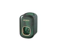 MEIJMJIA-MH Dispensador de Pasta de Dientes para Montar en la Pared, dispensador automático de Pasta de Dientes, Resistente al Agua y sin Polvo (Verde)