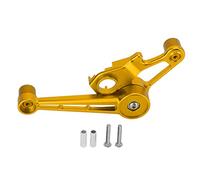 Meijun 2/3/6 Velocidad de la cadena de bicicleta Tensor resistencia al desgaste Guía de cadena de bicicleta plegable Aleación de aluminio de aluminio para la montaña Bike fijo de (Oro)