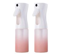 Meijunter 2Pcs 200ml Botella Pulverizadora Recargable Atomizador Plástico Continuo Agua Ultrafina y Aceite Pulverizador para Peluquería Cuidado de la Piel Plantas Mascotas Cocina