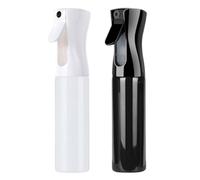 Meijunter 2Pcs 300ml Botella Pulverizadora Recargable Atomizador Plástico Continuo Agua Ultrafina y Aceite Pulverizador para Peluquería Cuidado de la Piel Plantas Mascotas Cocina