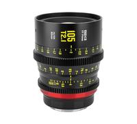 Meike 105 mm T2.1 Full Frame Manual Focus gran angular Objetivo para Canon EF Mount y Cine Videocámara ZCAM E2-F6, E2-F8, Canon EOS C500 Mark II y S35 EOS C100 Mark II, EOS C200, Zcam E2-S6 6K