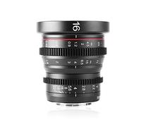 Meike 16mm T2.2 Manual Focus Wide Angle Fixed Prime Cinema Lens for M43 Micro Four Thirds MFT Mount Cameras and Cinema Camera BMPCC