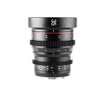 Meike 35mm T2.2 Mini Fixed Prime Manual Focus Wide-Angle Cinema Lens for M43 Micro Four Thirds MFT Mount Cameras BMPCC 4K Z CAM E1 E2 E2C