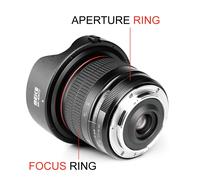 MEIKE 8mm F3.5 APS-C Ultra Wide Angle Fisheye Lens Manual Focus for F Mount