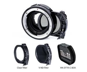 Meike Adaptador de filtro MK-EFTE-C Montura Sony E Canon EF, EF-S