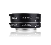 Meike dos juegos Juego de tubos de extensión AF Montura Sony E