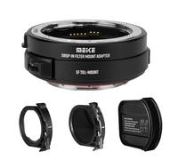 Meike EFTL-C VND - Adaptador de lente de montaje AF de metal con convertidor de filtros ND y UV variables para lentes Canon EF/EF-S a cámaras Lumix Sigma L-Mount sin espejo S1 S1R S9 S1H FP SL
