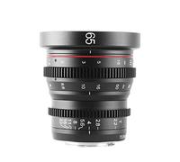Meike Lente de cine de gran angular T2.2 de 65 mm para cámaras M43 Micro Cuatro Tercios MFT Montura Cámaras BMPCC 4K Z CAM E2