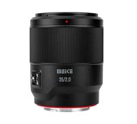 Meike - Lente de Motor Paso a Paso STM de Enfoque automático F2.0 de 35 mm Compatible con cámaras Sony E Mount A7 A7R A7IV A7R IV A7III A7RII A7RIII A7SIII A9 A7C A7CII
