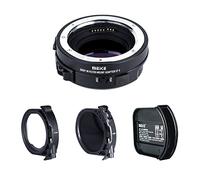 Meike MK-EFTE-C VND - Adaptador de Lente de Montaje automático para Lentes Canon EF/EF-S a cámaras Sony E Mount con Filtro ND Variable y Filtro UV A7SII A7 A6000 A6500 A7SIII A9