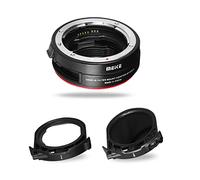 Meike MK-EFTR-C VND - Adaptador de Lente de Montaje automático para Canon EF a EOSR con Filtro ND Variable y Filtro UV para cámaras EOS R R5 R6 RP C70