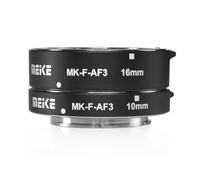 Meike MK-F-AF3 - Tubo de extensión de enfoque automático de metal para Fujifilm X-T1 X-T2 X-T3 X-T10 X-T20 X-T30 X-Pro1 X-Pro2 X-A1 X-E1 X-E2 X-E3 (10 mm+16 mm)