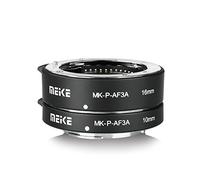 MEIKE MK-P-AF3A - Tubo de extensión macro de metal con enfoque automático de plástico de 10 mm y 16 mm para cámara Olympus Panasonic Micro 4/3 E-P5 E-Pm E-M1 E-M5 E-M10 E-PL5 E-PL6 E-PL7 GF5 GF6 GM1