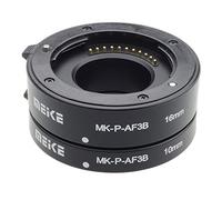 Meike MK-P-AF3B - Juego de 3 anillas para cámara digital Panasonic SLR (3 unidades), color negro